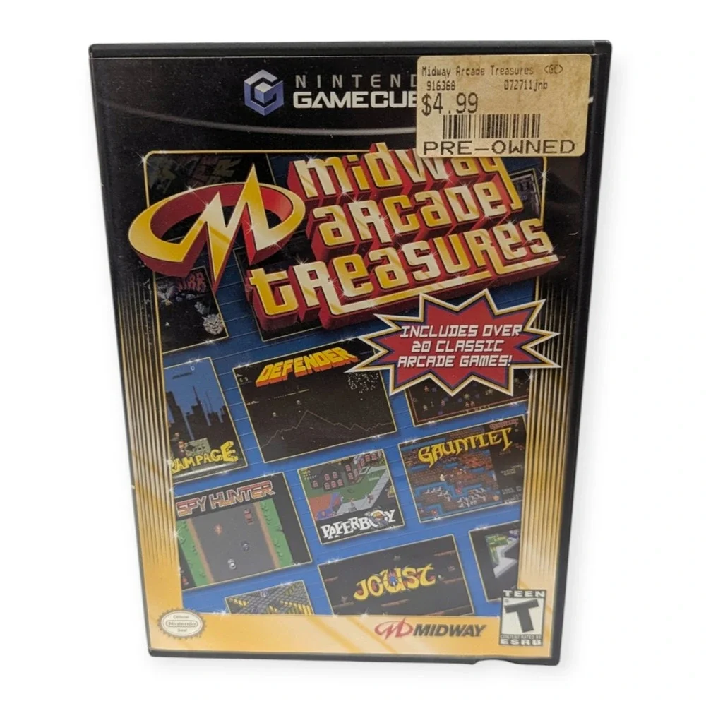 Midway Arcade Treasures Nintendo GameCube CIB 20 Classic Games 2003